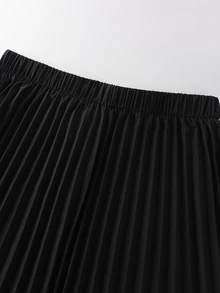 GlowEve CURVE 大码女式休闲撞色设计腰带褶饰两件套 - 彩色 - 查看 4