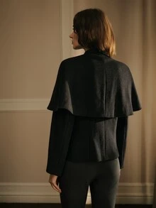 MOTF PREMIUM WOMEN OVERCOATS - Black - View 4
