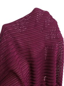 Swim Lushoire 2pcs Women Short Sleeve Top And Shorts Set, Solid Color Summer - Burgundy - View 8