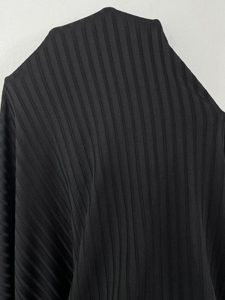 SHEIN CURVE+ Plus Size Women's Solid Color Casual Versatile Long Sleeve Jacket For Daily Wear Fall - Black - View 8