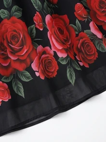 Celisse 女款秋季服飾 優雅花卉印花洋裝 - 彩色 - 查看 7