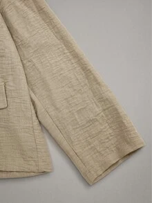 Selianne Women's Woven Casual Business-Style Fall Blazer Office City Break Khaki - Brown - View 4