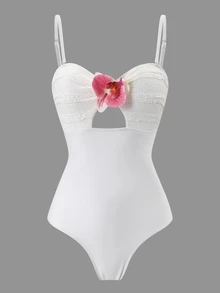 Sweetra Baju Renang Terusan Ukuran Besar Musim Semi/Panas Terbaru 2026 untuk Wanita, Pakaian Liburan Pantai - MultiWarna - View 4