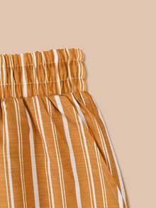Franclia Women's Casual Striped Long Pants For Vacation - Multicolor - View 4