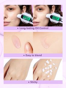 SHEGLAM Good Grip Primer Hidratante-Blueberry + Aha Marca De Beleza CosméTicos Maquiagem Para Mulheres E Meninas - Blueberry + AHA - Visão 7