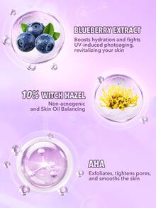 SHEGLAM Good Grip Primer Hidratante-Blueberry + Aha Marca De Beleza CosméTicos Maquiagem Para Mulheres E Meninas - Blueberry + AHA - Visão 8