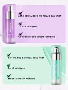 SHEGLAM Good Grip Primer Hidratante-Blueberry + Aha Marca De Beleza CosméTicos Maquiagem Para Mulheres E Meninas - Blueberry + AHA - Visão 6