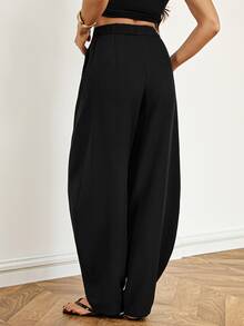 SHEIN Tall Women Pants - Black - View 2