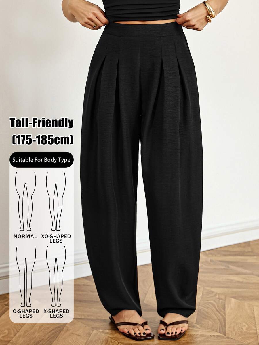 SHEIN Tall Women Pants - Black - View 1