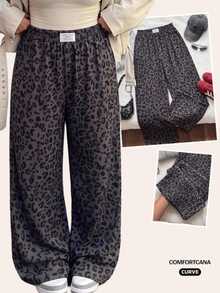 Comfortcana New Plus Size Casual Black Versatile Minimalist Pants Fall - Black - View 6