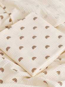 80*80cm Newborn Baby Soft Muslin Breathable Absorbent Swaddle Blanket - Multicolor - View 8