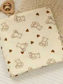80*80cm Newborn Baby Soft Muslin Breathable Absorbent Swaddle Blanket - Multicolor - View 10