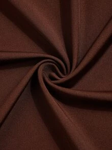 Poshavie Poshavie Gaun Wanita Ukuran Plus Premium Elegan dengan Detail Kerut, Kain Elastis, Desain Melangsingkan, Modis dan Menawan, Cocok untuk Perjalanan, Pesta, Kencan Malam, dan Acara Formal. - Coklat - View 8