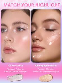 SHEGLAM Crystal Jelly 亮片眼影棒-Frost Bite 品牌美妝化妝品 適合女士與女孩 - 01 Frost Bite - 查看 9