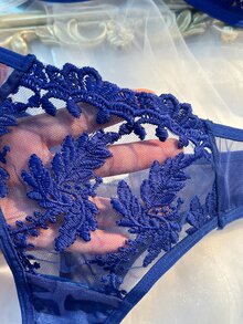 Seduluxe 2pcs Sexy Lingerie Set For Women - Blue - View 7