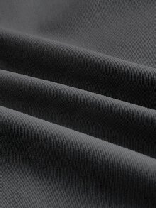 COMVAIL Plus Size Men's Solid Color Casual Versatile Daily Wear Wide Leg Pants - Dark Grey - View 4