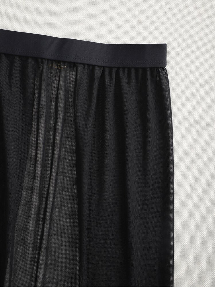 SHEIN Swim Summer Beach Buckle Belted Sheer Cover Up - Black - View 5