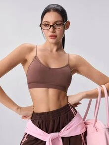 Loungeista 3pcs Women's Breathable Padded Casual Camisole Bras - Multicolor - View 8