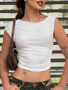 Vivi Wanderley 95% Cotton White Blouse, Suitable For Summer,Summer Top - White - View 4