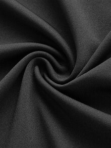 ROMWE Goth Women's Ruffled Slit Hem Skirt - Black - View 6
