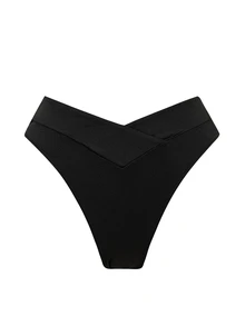 Sweetra Set Celana Dalam Olahraga Wanita Model V-Waist Warna Polos - MultiWarna - View 5