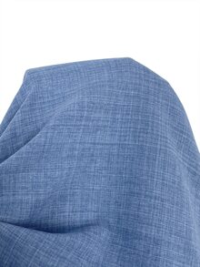 SHEIN Ensemble chemise et pantalon ample polyvalent, mode décontractée minimaliste - Bleu azur - Voir 7