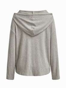 Modmama Maternity Drop Shoulder Hoodie & Pants Set Fall - Apricot - View 15