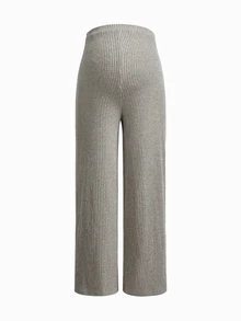 Modmama Maternity Drop Shoulder Hoodie & Pants Set Fall - Apricot - View 7