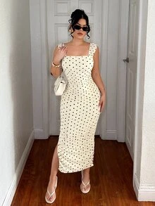 Women Midi Dresses - Lake Blue - View 11