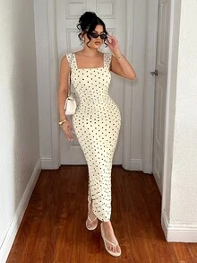Women Midi Dresses - Lake Blue - View 7