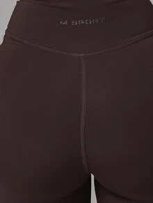 Musera Sport Set Legging Aktif 3 Potong dengan Potongan V di Bagian Depan, Pinggang Tinggi, Perlengkapan Olahraga Dasar untuk Musim Gugur dan Musim Dingin - MultiWarna - View 5