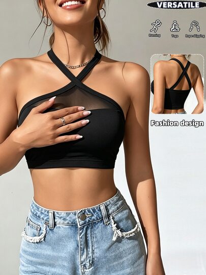 Solea Cove Solea Cove Tank Top Olahraga Kasual Wanita untuk Yoga dan Kebugaran