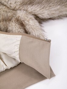 SHEIN جاكيتات للفتيات الشابات - لون مشمشي - مشاهدة 5