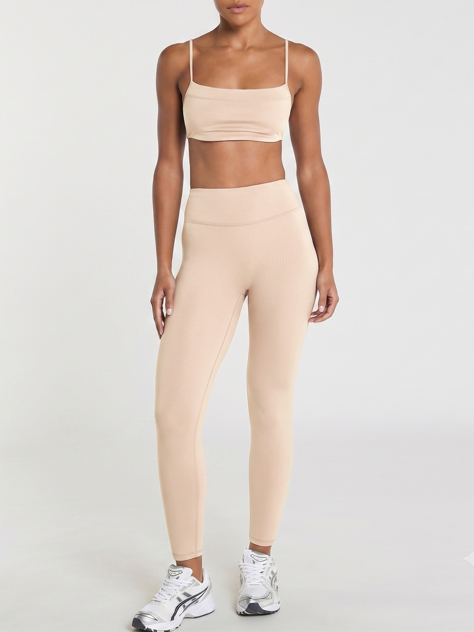 11SKNDS High-Rise Leggings With V-Back Waistband And Sculpting 7/8 Length Fit With Sweat-Wicking, Stretchy, Buttery-Soft, Tummy Control & Butt-Lifting, For Gym Workout Fitness Yoga Pilates Studio, Running, Training & Hy-Rox