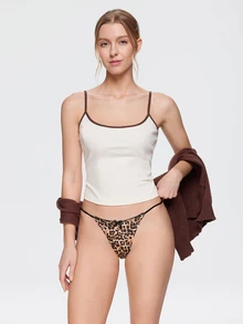 Bonmuse 5pcs Comfortable Seamless Low-Rise Thong Panties For Women - Multicolor - View 6