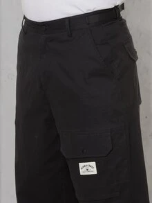 FORM&CHAOS Men's Casual Black Cargo Jogger Pants - Black - View 8