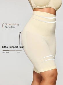 SHAPORA 1 pieza Prenda moldeadora de talla grande sin costuras - Beis - Ver 6