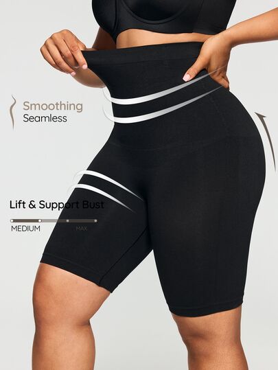 SHAPORA Plus High Waist Tummy Control Shapewear Shorts