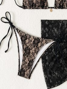 Swim Vcay Women Bikini Sets - Hitam - View 5