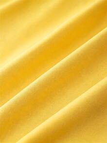 EMERY ROSE Women's Summer Casual Contrast Color Trim Criss-Cross Wrap Camisole Dress - Yellow - View 4