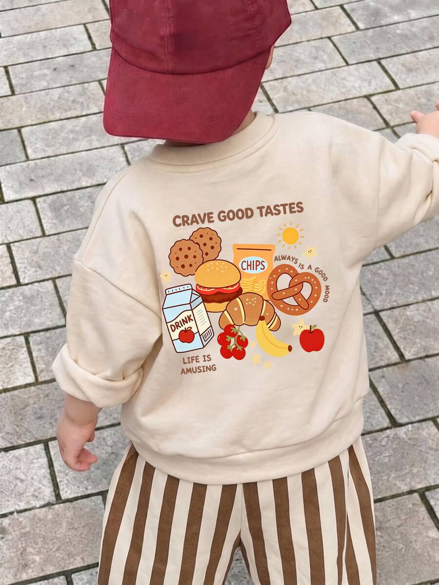 Bubblio Baby Boy Round Neck Casual Comfortable Set With Cartoon Pattern, Suitable For All Seasons Autumn - Multicolor - View 1