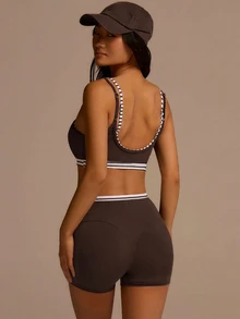 Fluxe Women Sports Sets - Brown - View 9