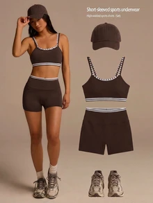 Fluxe Women Sports Sets - Brown - View 11