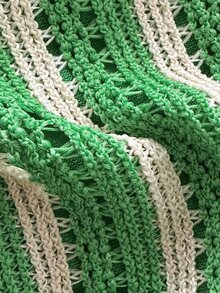 Swim SXY Women's Green Striped Jacquard Fabric Spaghetti Strap Metal Decor Bikini Set Spring/Summer Beach Vacation Tropical Sexy - Multicolor - View 7