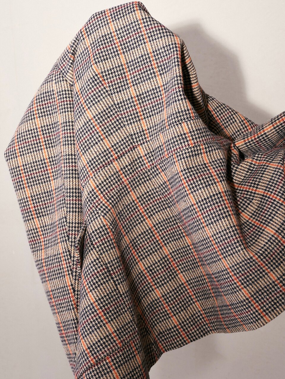MOTF PLAID BLAZER AND SHORT SKIRT 2 PIECES SET