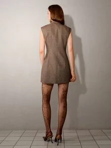 MOTF PREMIUM WOMEN SHORT DRESSES - Brown - View 8