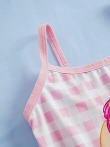 SHEIN | PAW Patrol Set Pakaian Dalam Camisole dan Boyshort Motif Kartun untuk Anak Perempuan - Baby Pink - View 8