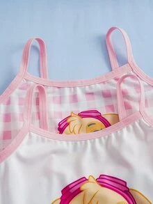 SHEIN | PAW Patrol Set Pakaian Dalam Camisole dan Boyshort Motif Kartun untuk Anak Perempuan - Baby Pink - View 4