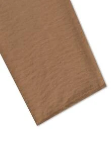 SHEIN Franclia Gaun Lengan Panjang Wanita Minimalis Serbaguna dengan Kancing Setengah Plaket - Coklat - View 5