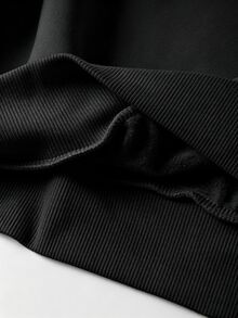 DrmWander Sweatshirt Hoodie Lengan Panjang Minimalis Ukuran Besar dengan Resleting untuk Pemakaian Sehari-hari - MultiWarna - View 7